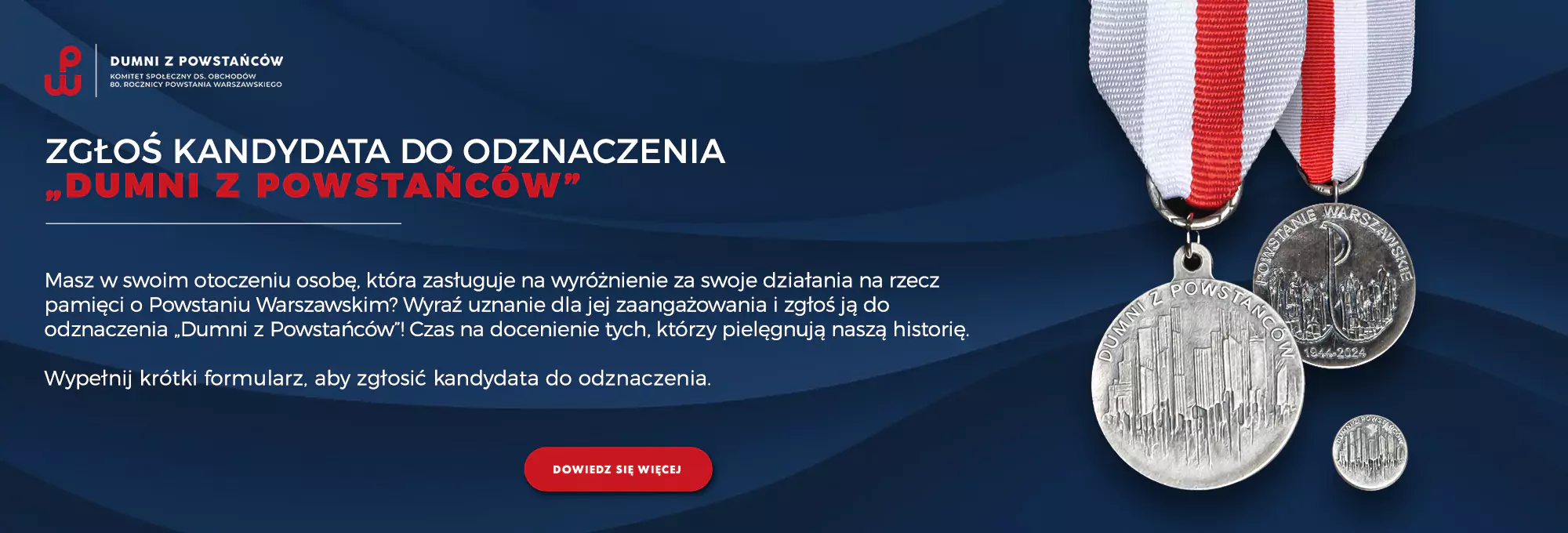 Dumni z Powstańców – Odznaczenie